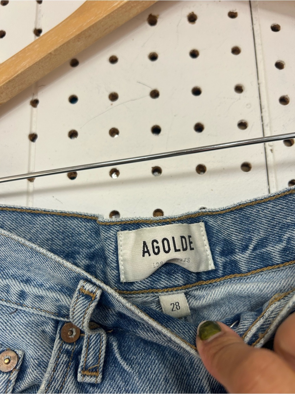 Agolde 90’s Pinch Waist High-Rise Straight Leg Jeans - Picture 6 of 6